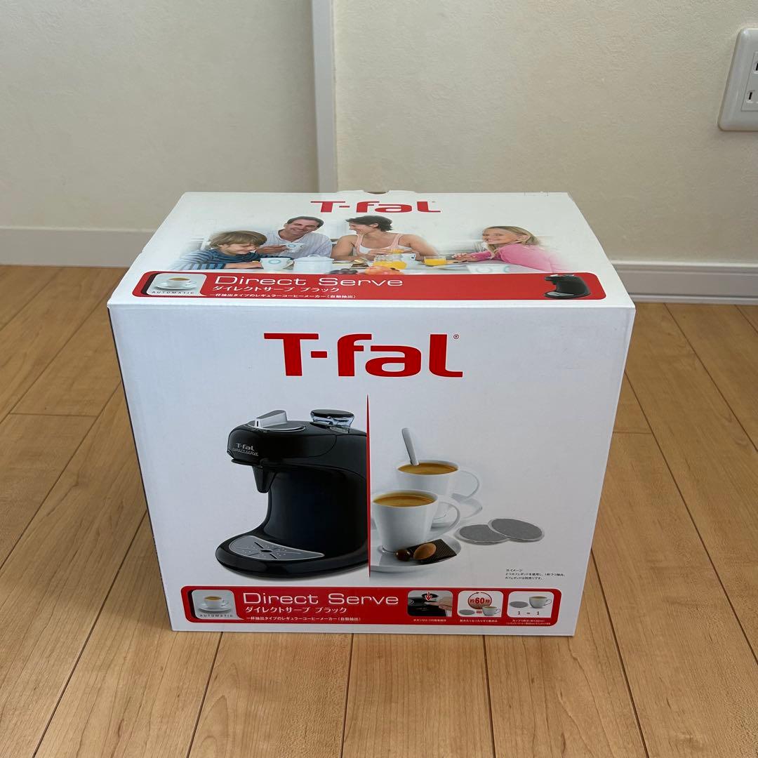 【未使用】T-FAL コーヒーメーカー ダイレクトサーブ ブラック CW1008