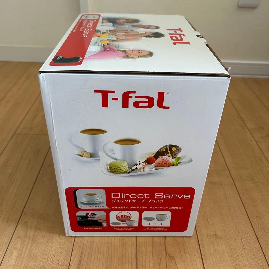 【未使用】T-FAL コーヒーメーカー ダイレクトサーブ ブラック CW1008