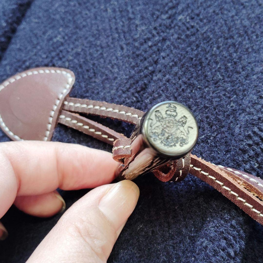 美品★オールドイングランド　ダッフルコート ネイビー ジョシュアエリス