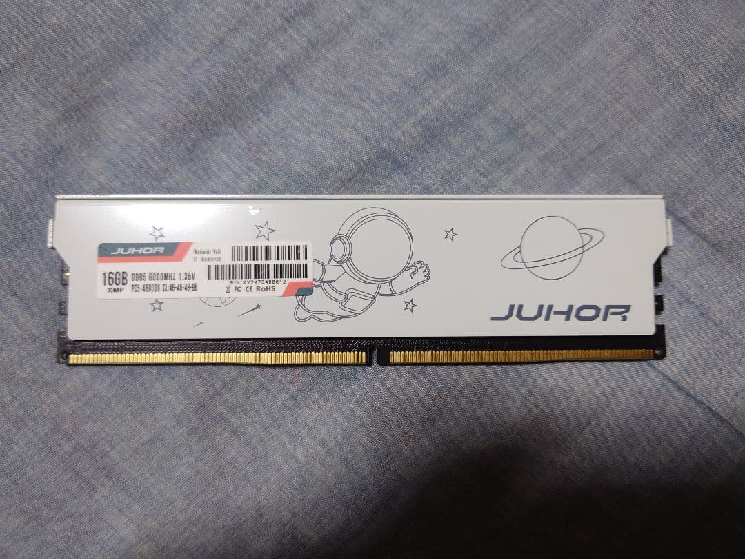メモリ JUHOR DDR5-6000MHz 16GB 動作品