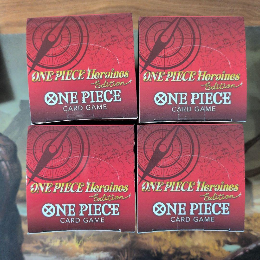 ワンピースカードゲーム　ヒロインズエディション　4box　テープ付 おまけ付き