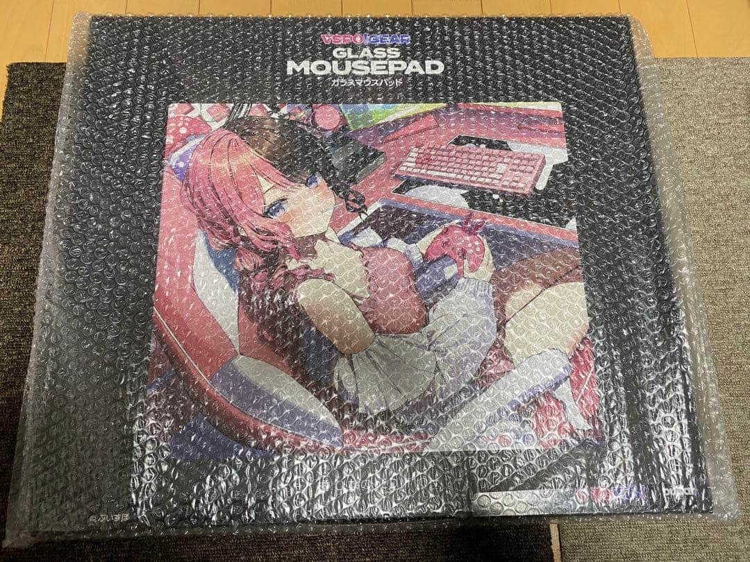 ぶいすぽ　ガラスマウスパッド　橋ひなの　GEAR GLASS MOUSEPA