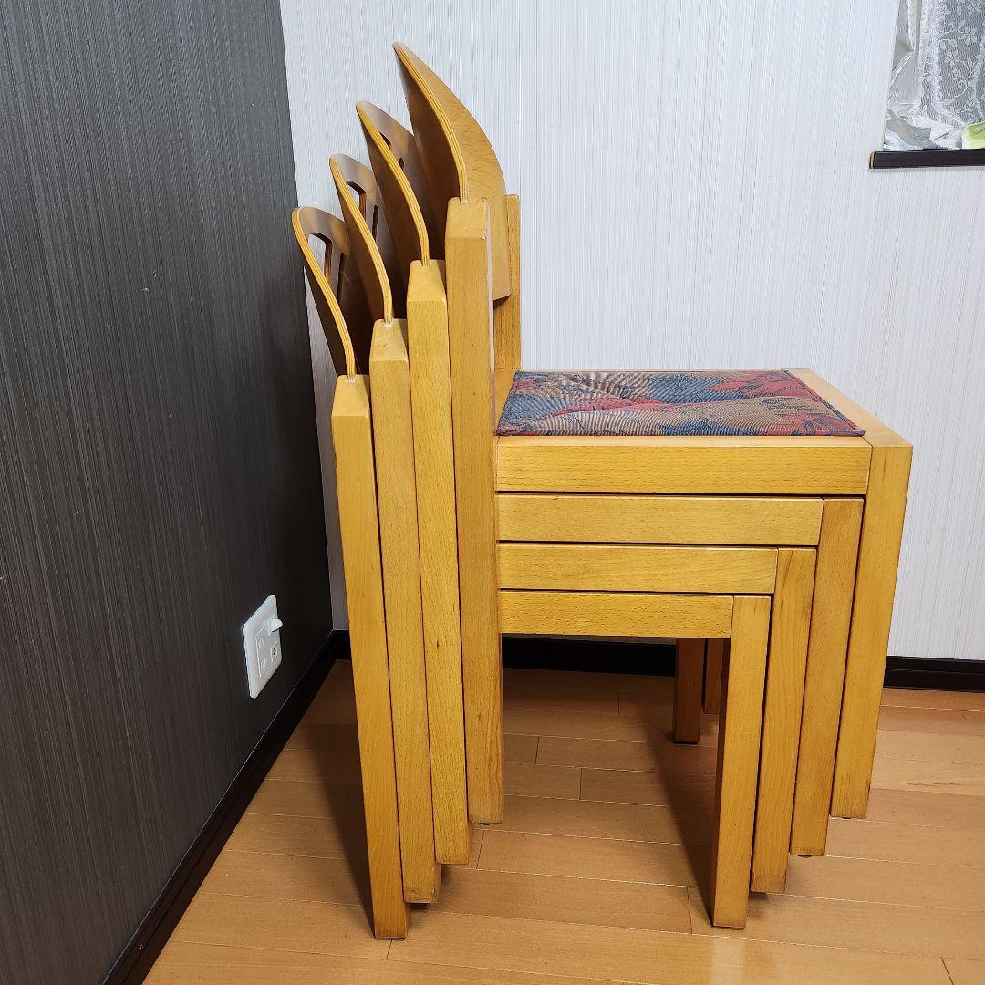 【希少】BAUHAUS THONET postmodern ヴィンテージ 4脚