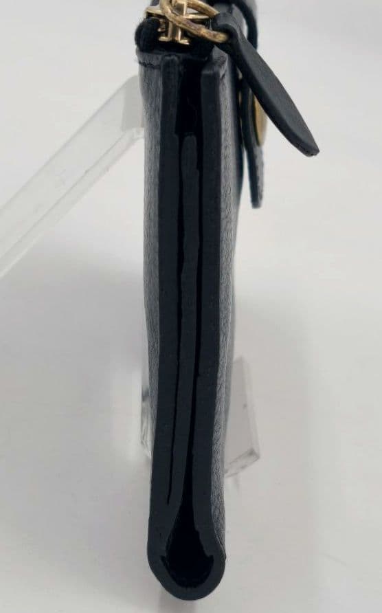 【美品 高級◎】イルビゾンテ 長財布 ラウンドジップ 本革 イタリア製 黒 袋付