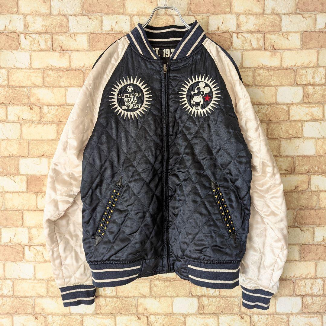 【ミッキーマウス好き必見‼】Disney スカジャン リバーシブル ヴィンテージ