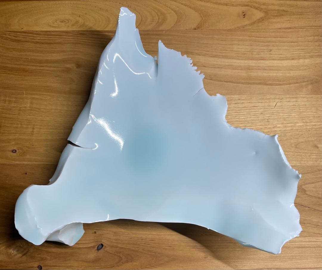 ゆうかプロフ必読　加藤委作品　青白磁三角皿(B)