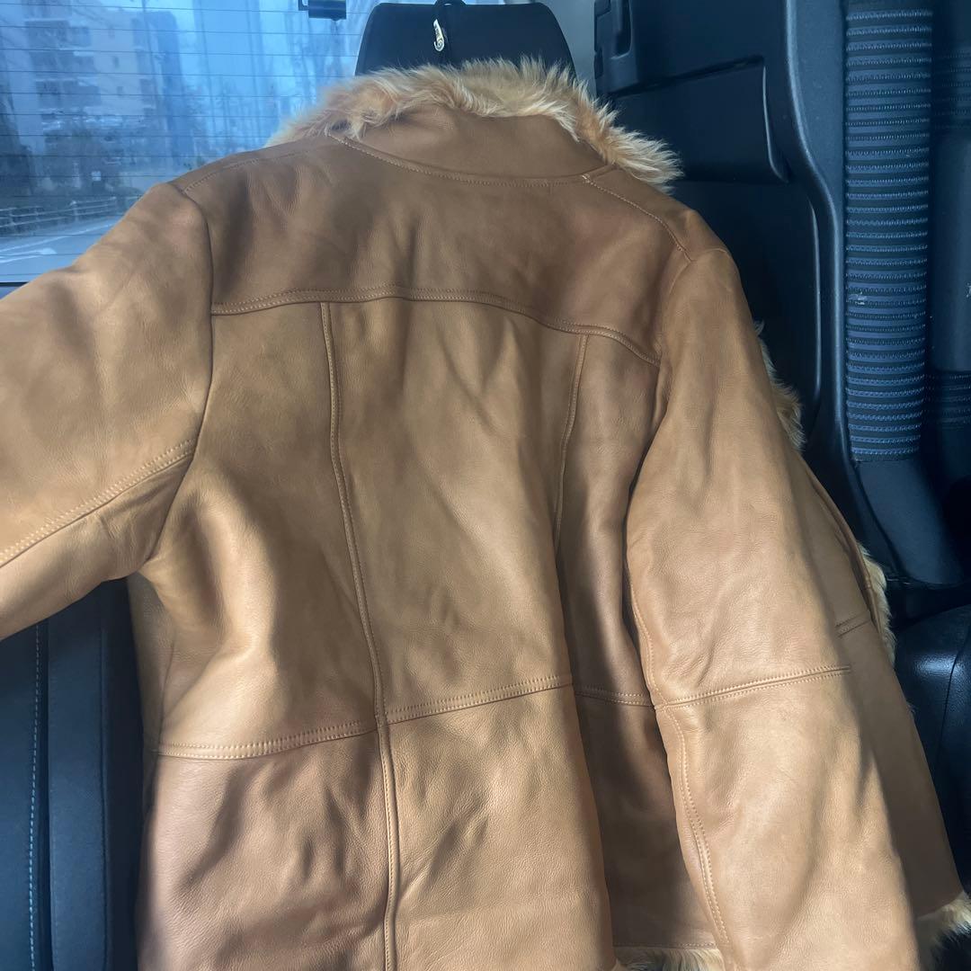1*m様 D &G羊革レザー ファージャケット　定価498000