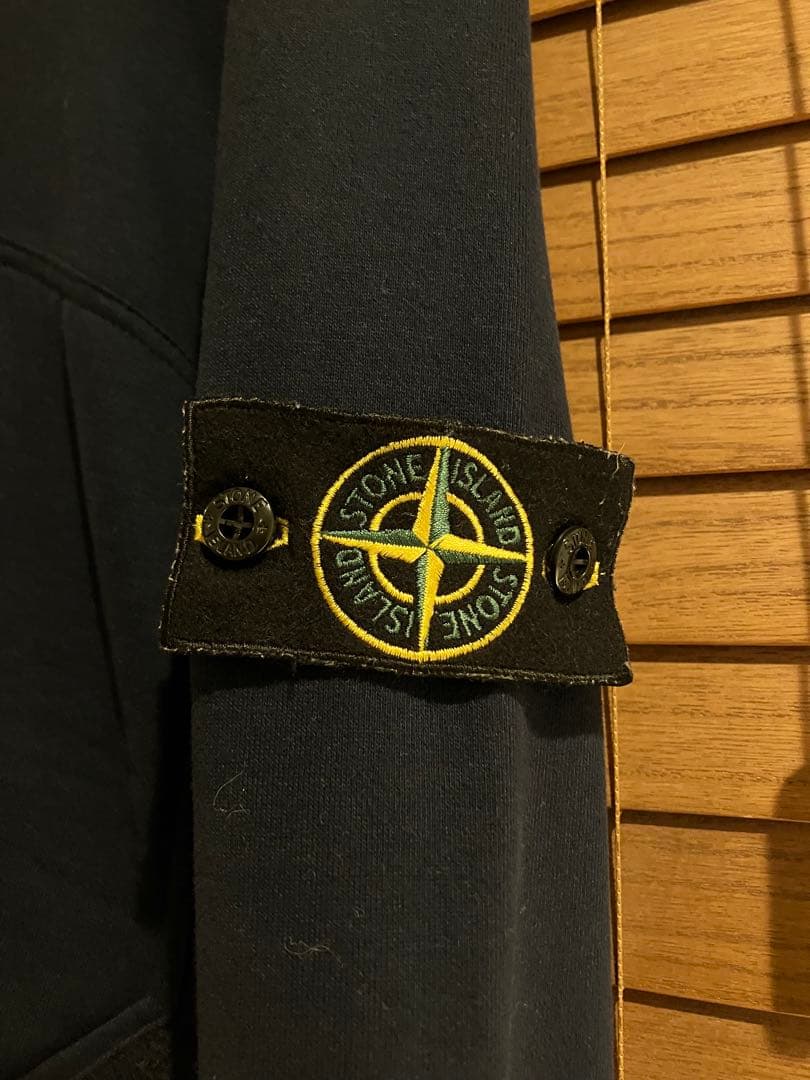 STONE  Sサイズ ニットプルオーバー ネイビー イタリア製