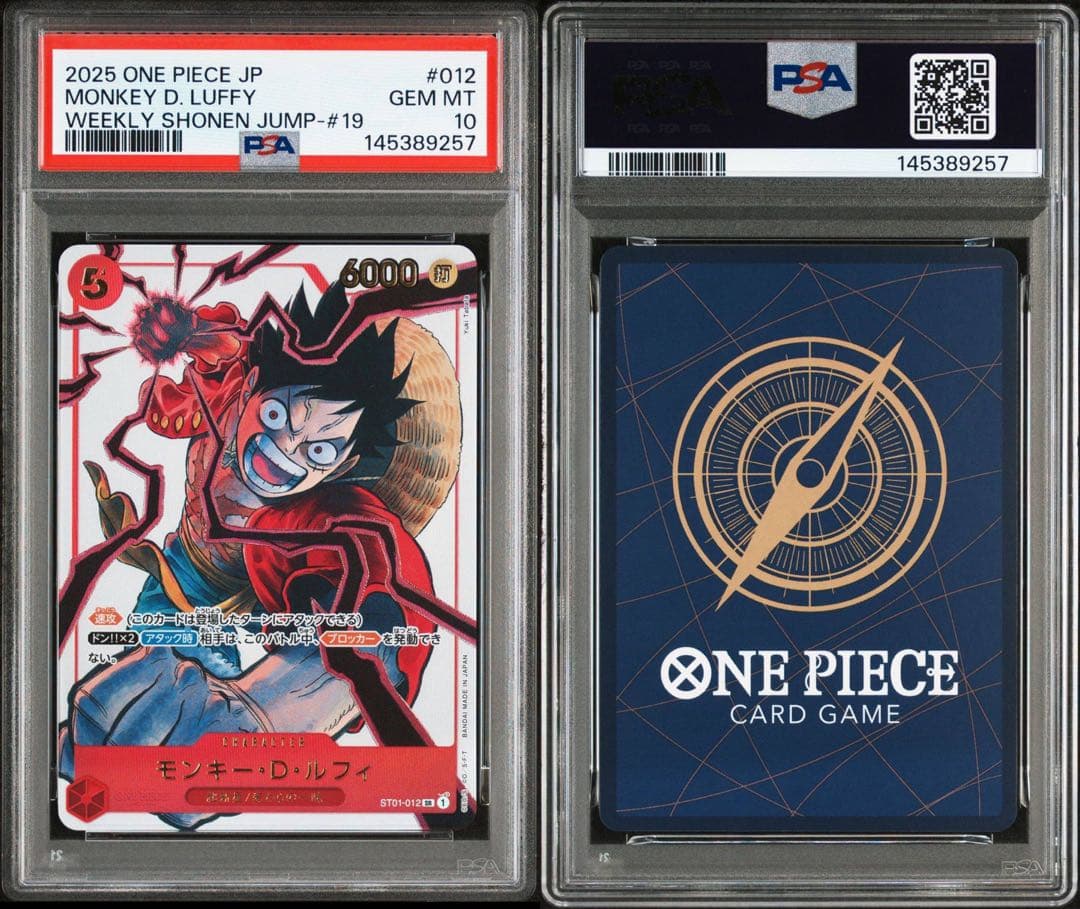 PSA10モンキー・D・ルフィ：少年ジャンプ 応募者全員サービス 9257