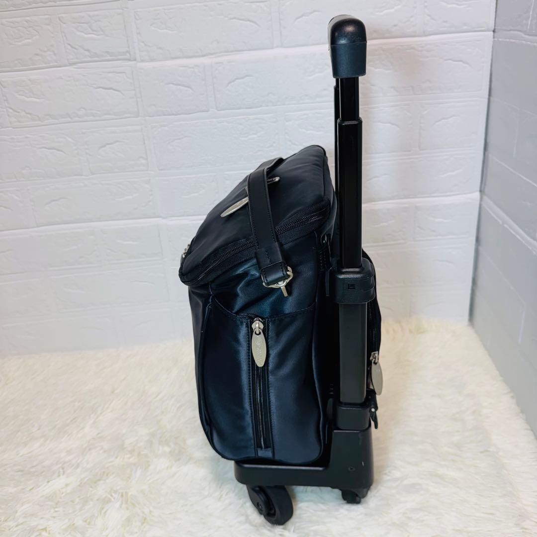 【極美品】スワニー キャリーバッグ 黒 D-291 ジップⅣ(TS15) 軽量