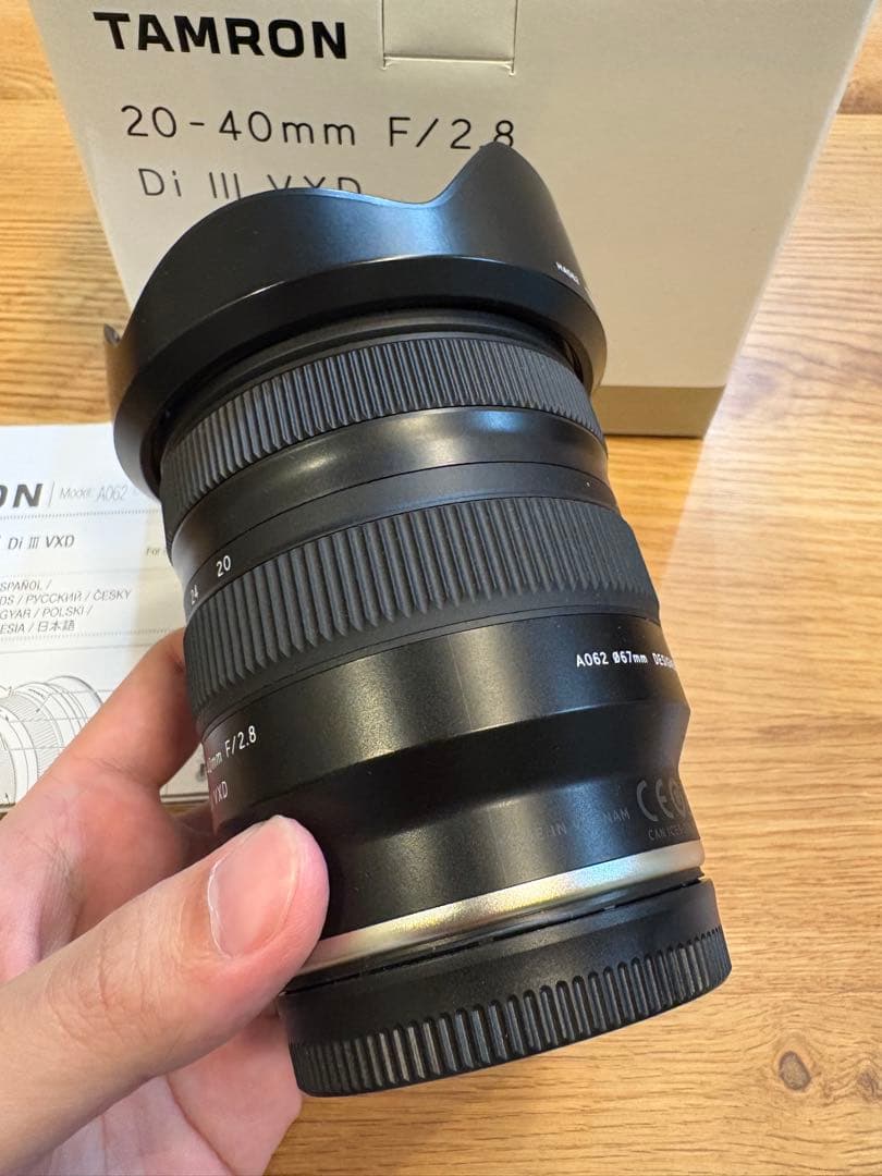 TAMRON 20-40mm F/2.8 DiIIIVXD SONY Eマウント