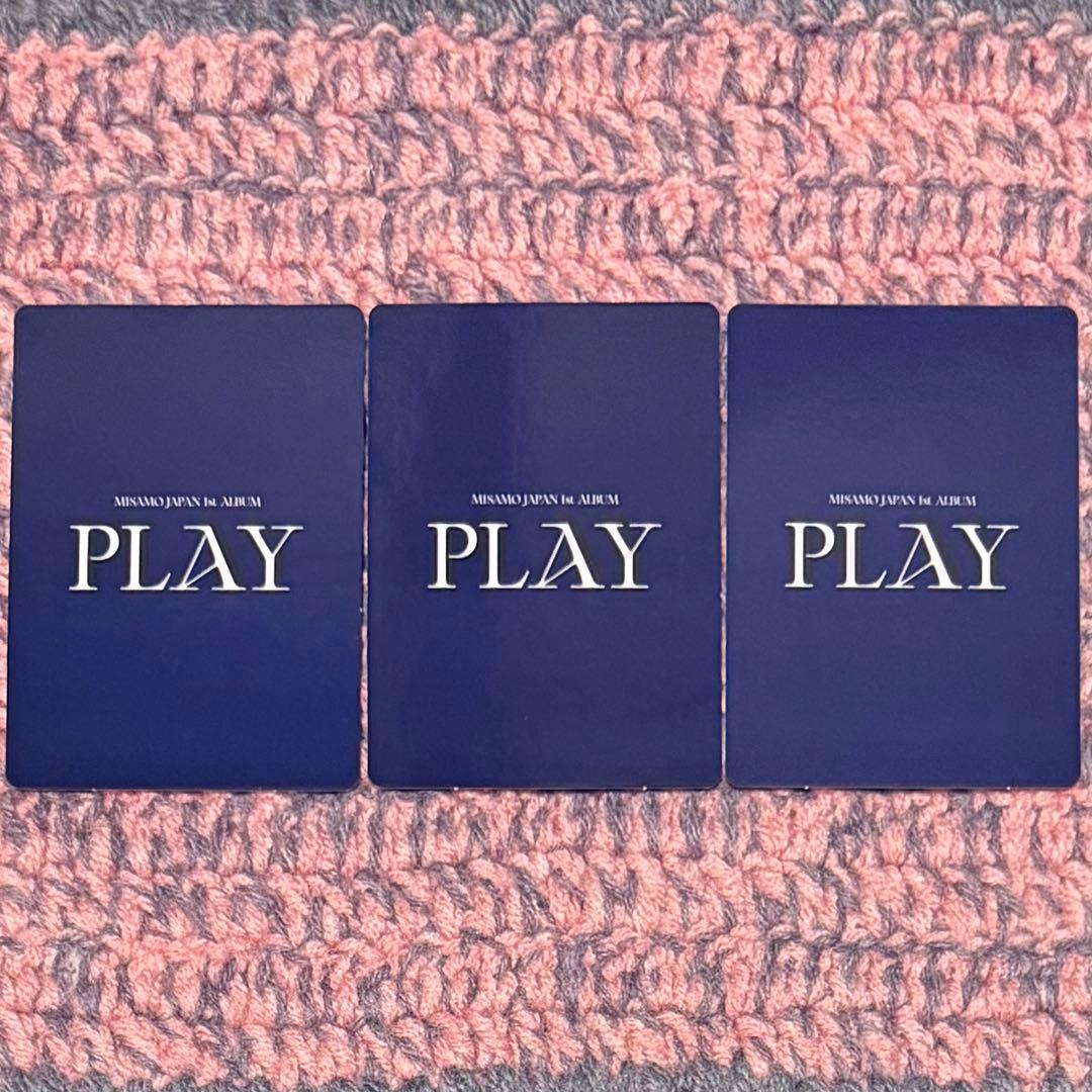 TWICE MISAMO PLAY タワレコ ラキドロ 箔押し 3種