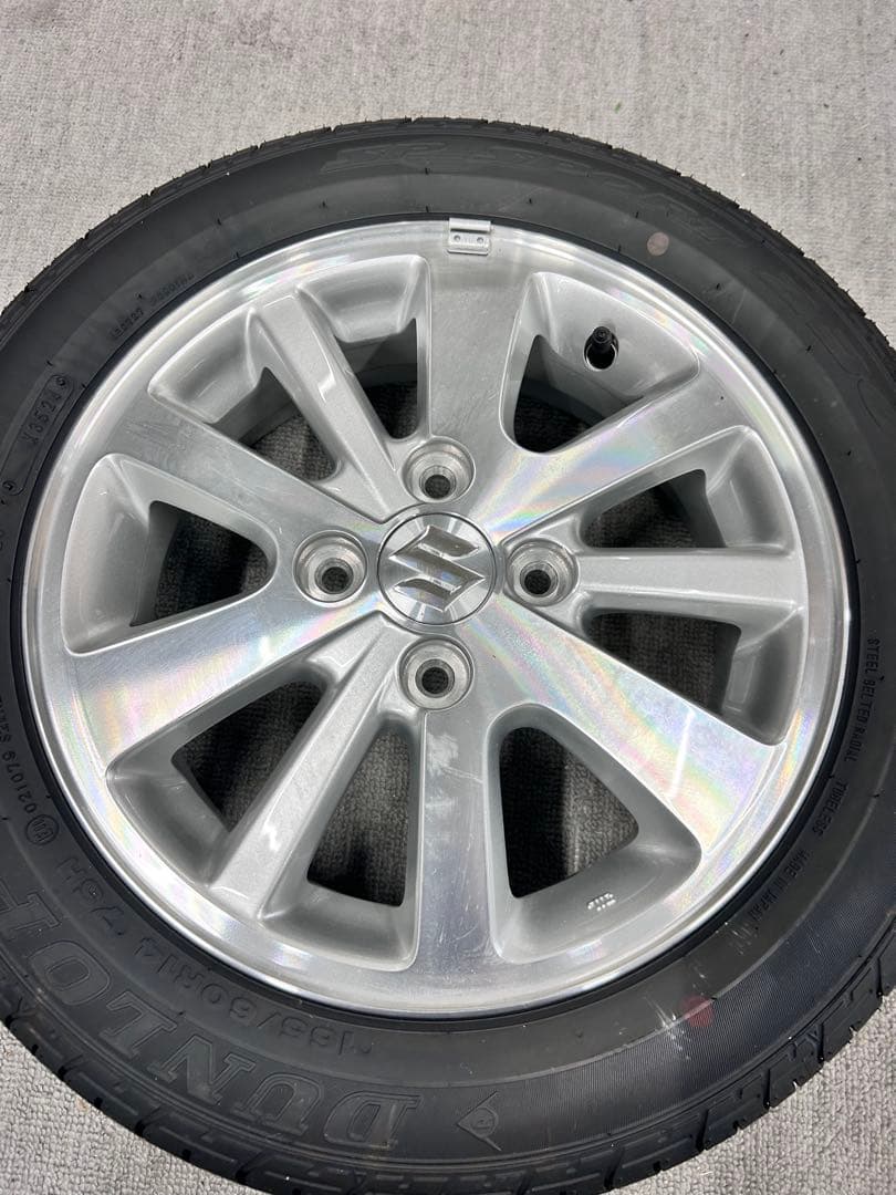 165/60/14 DUNLOP 14インチ 夏用タイヤ ホイールセット