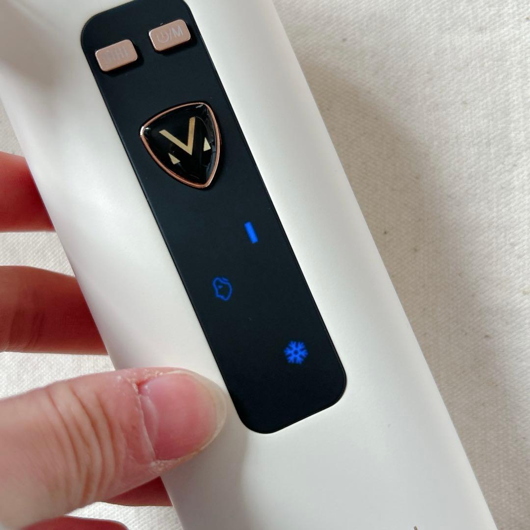 ★脱毛器 メンズ ホワイト VIO対応 最大出力21J 家庭用 サングラス付き