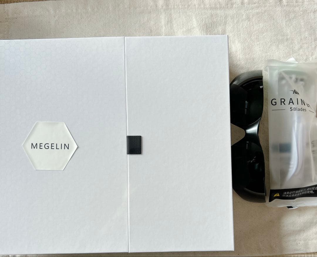 ★脱毛器 メンズ ホワイト VIO対応 最大出力21J 家庭用 サングラス付き