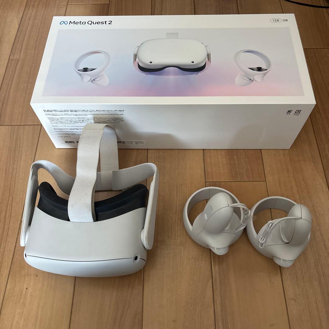  Quest 2 VRヘッドセット 本体とコントローラー