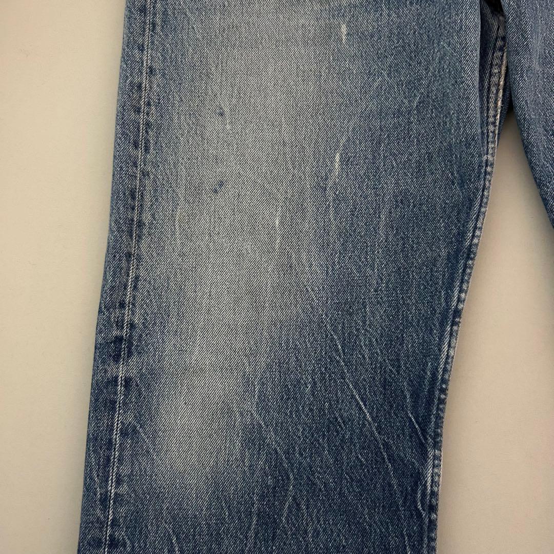 80s USA製 Levi’s 501 脇割 W40 要リペア ナイロンフット