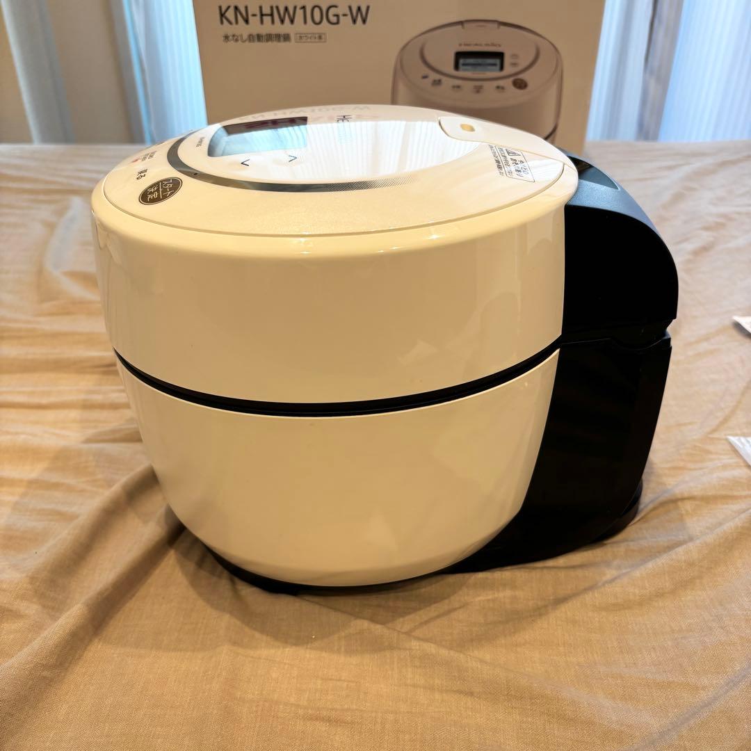 【美品・動作確認済】シャープ ヘルシオ ホットクック(KN-HW10G-W)