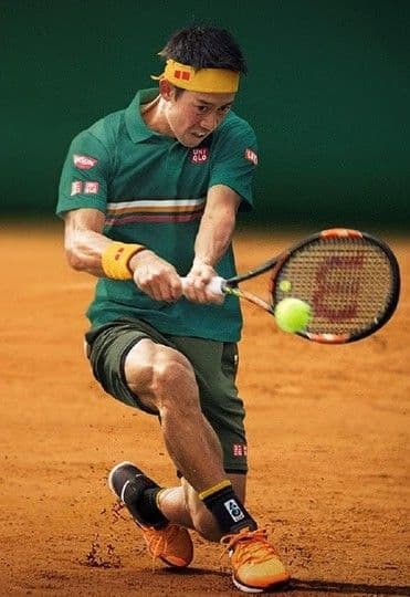 錦織圭 全仏モデル テニスウェア ゲームシャツ ジュニアに最適 上下セット