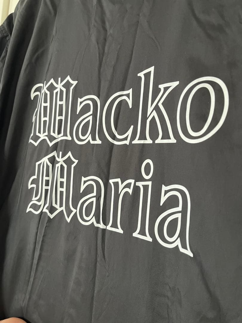 美品　WACKO MARIA ワコマリア コーチジャケット 黒 L