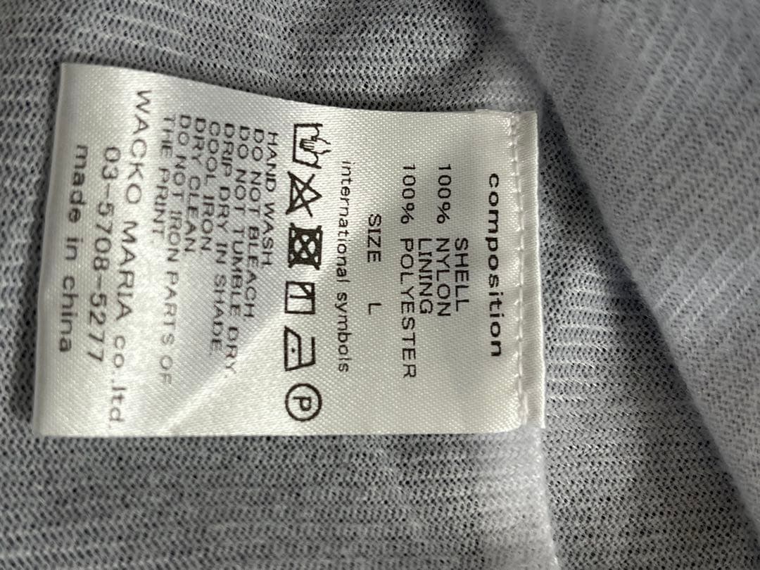 美品　WACKO MARIA ワコマリア コーチジャケット 黒 L