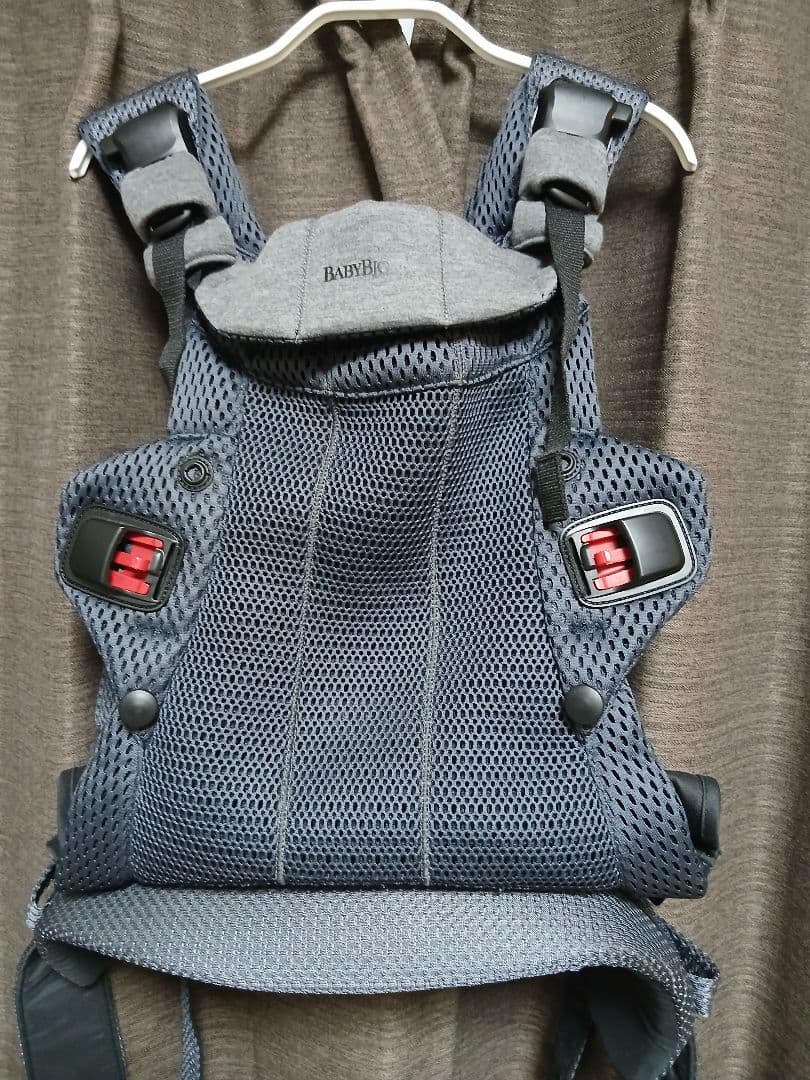 【期間値下】BABYBJÖRN　HARMONY 抱っこ紐 アンスラサイト 極美品