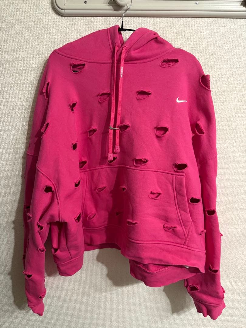NIKE × JACQUEMUS スウォッシュフードパーカー　ユニセックス　M