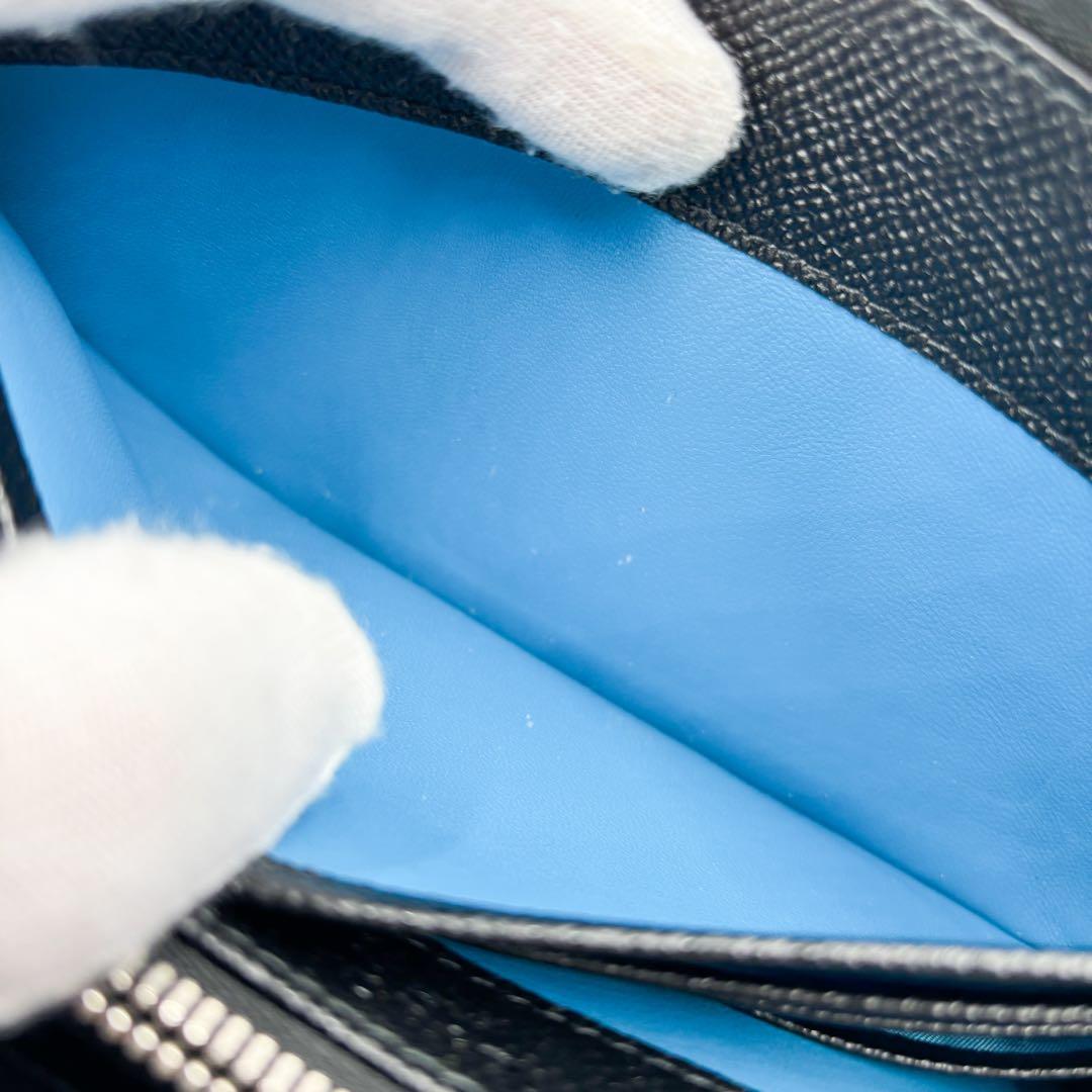 ブルガリ BVLGARI 長財布 ブルガリマン ラウンドファスナー ブラック