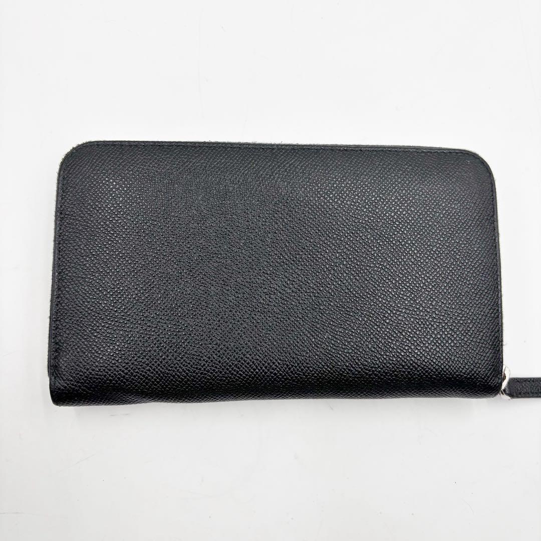 ブルガリ BVLGARI 長財布 ブルガリマン ラウンドファスナー ブラック