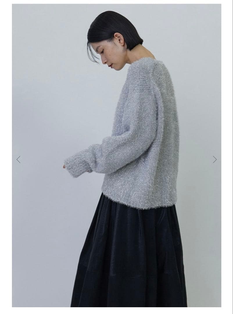 新品未使用 1er Arrondissement ラメシャギーニットプルオーバー