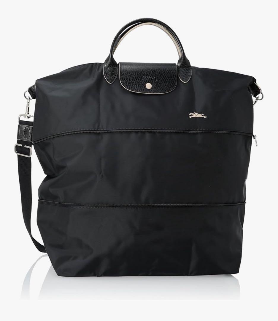 ロンシャン ル クラブ トラベルバッグ　ブラック