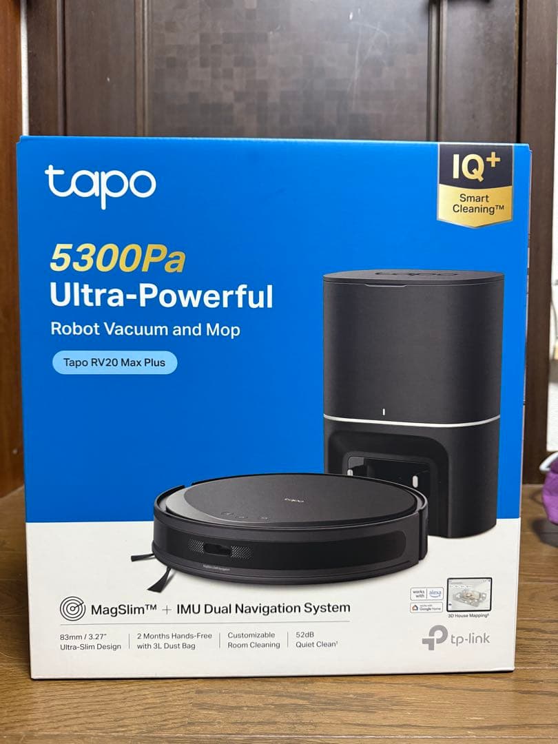 ス*ラ様 新品、未使用■Tapo 薄型ロボット掃除機&自動ゴミ収集機
