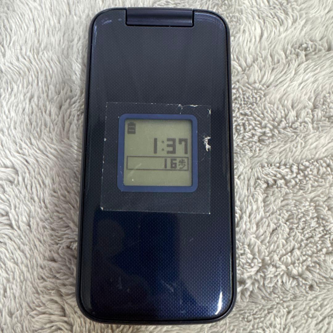 らくらくホン　F-02J ネイビー