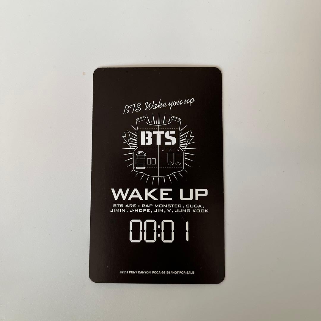 BTS WAKE UP公式トレカ ユンギ