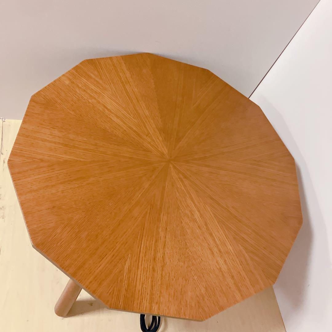 東谷　多角形　12角形　こたつテーブル　ローテーブル　木製テーブル　80cm