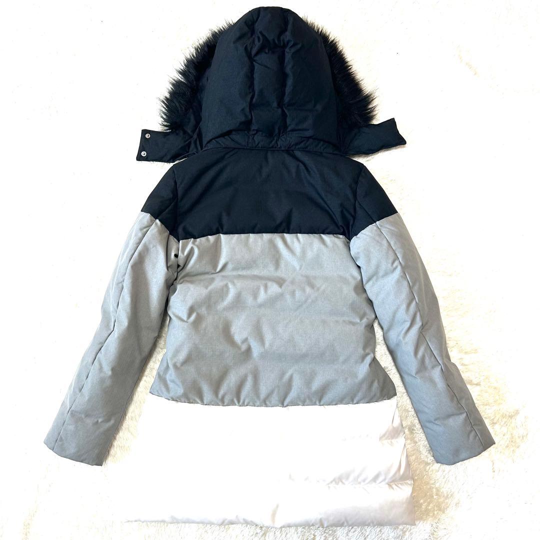 美品✨EMPORIO ARMANI EA7 ダウンコート　切り替え　フードファー