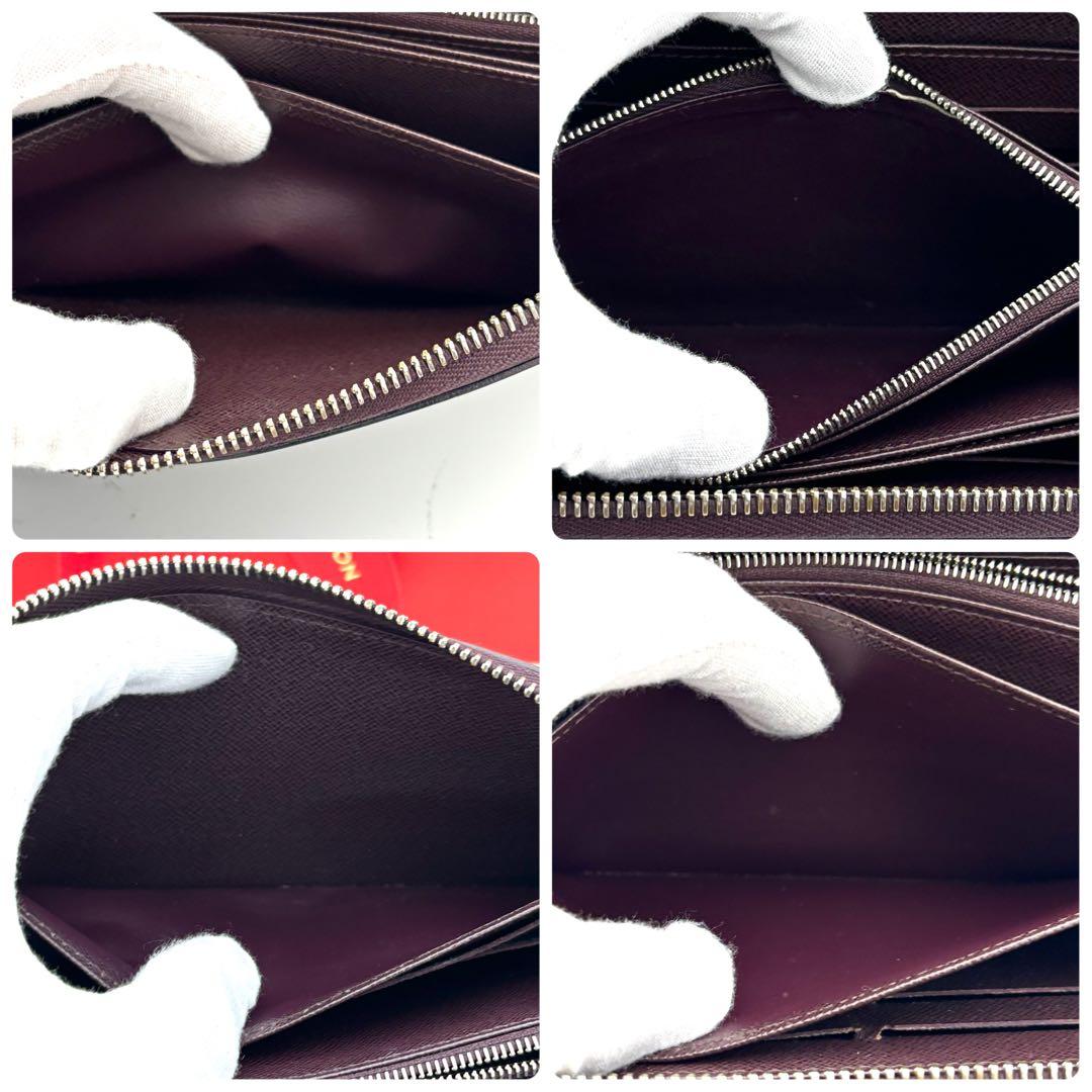 ☆美品☆ルイヴィトン ラウンドファスナー長財布 エピ ジッピーウォレット 茶 紫