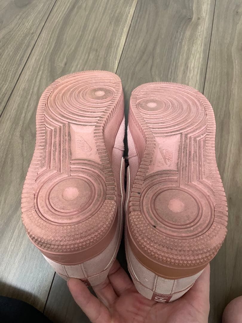 エアフォース１　27センチ　スウェードのピンク