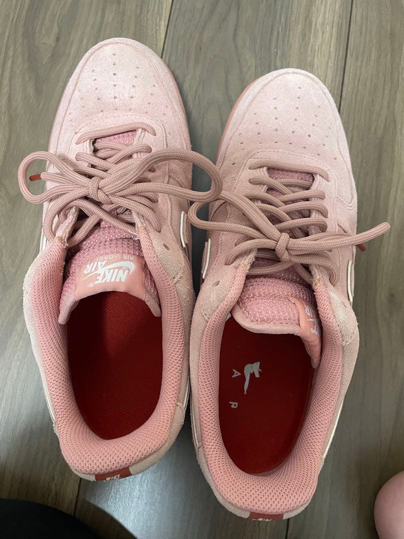 エアフォース１　27センチ　スウェードのピンク