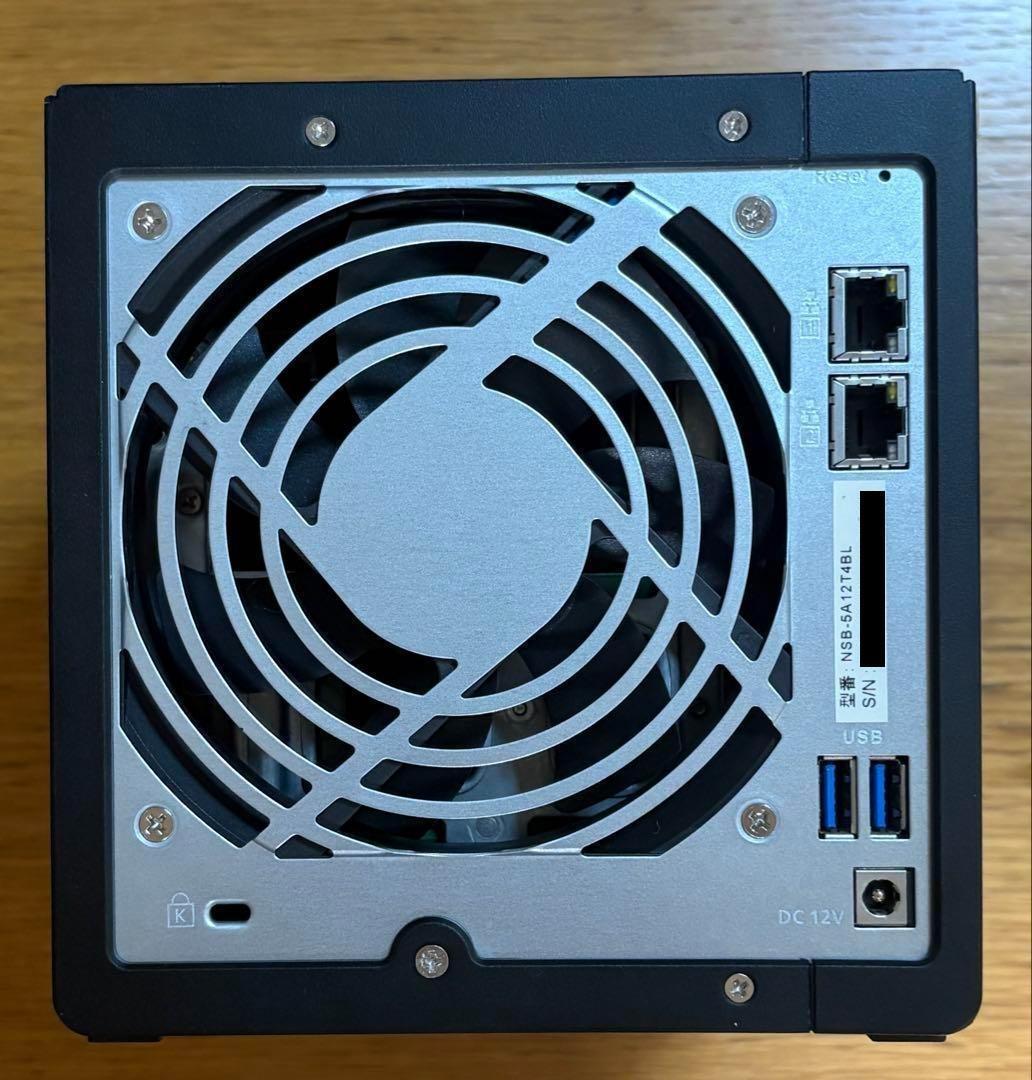 QNAP OEM NAS TS-431P同等品 エレコムNSB-5A12T4BL