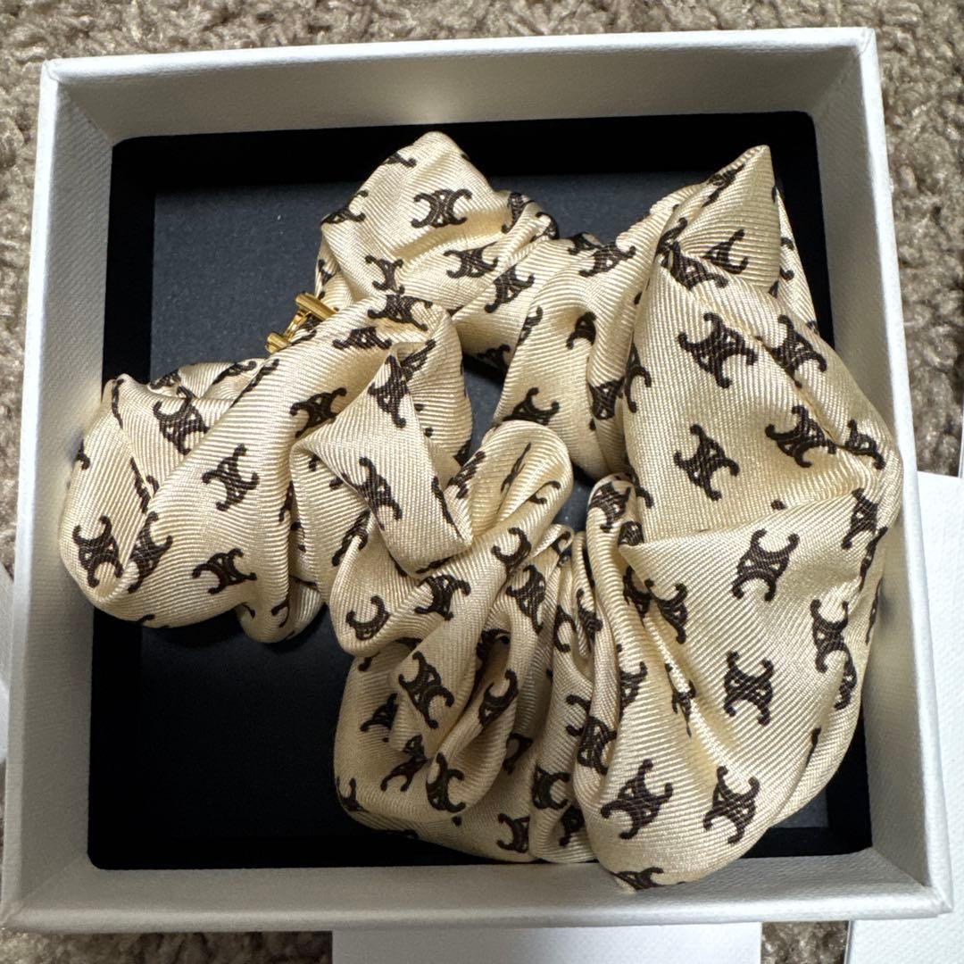 CELINE セリーヌ シュシュ ヘアアクセサリー ゴム