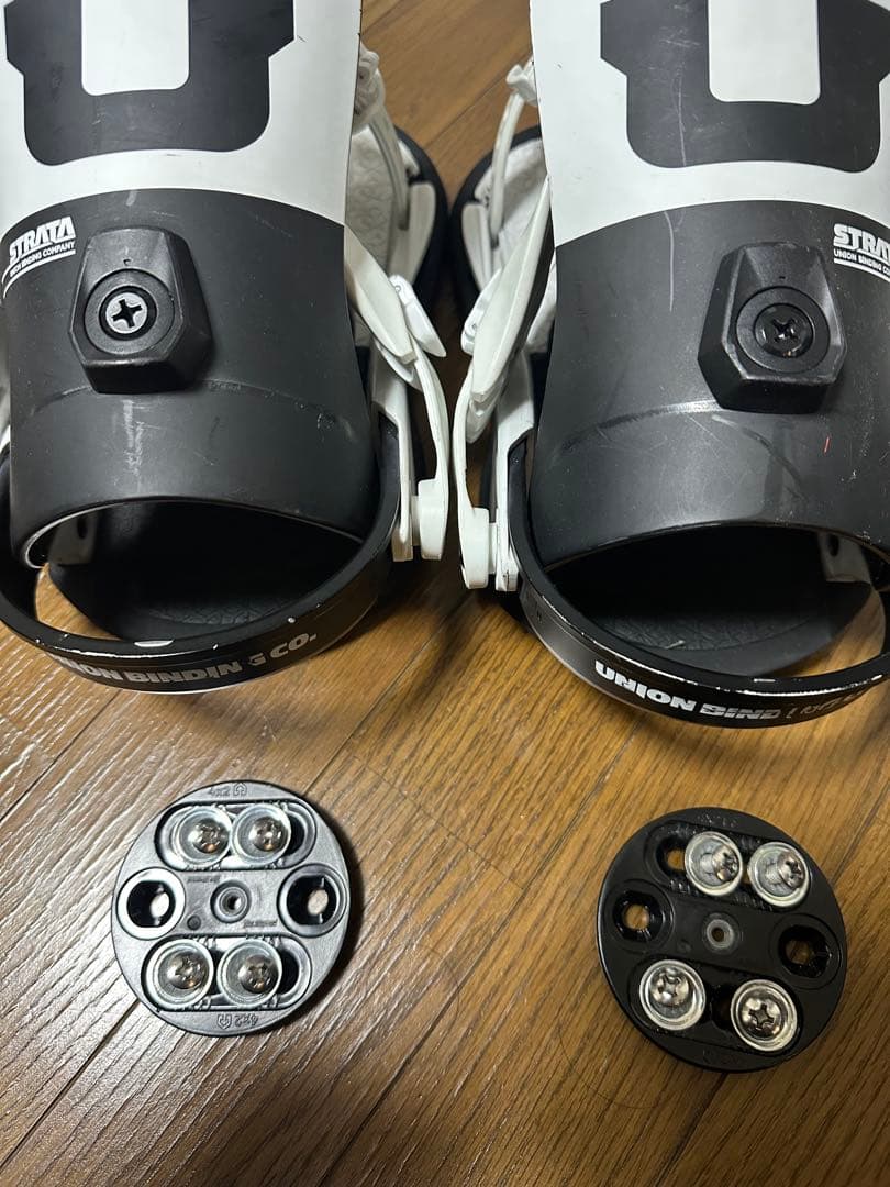 Union Strata ビンディング ホワイト/ブラック