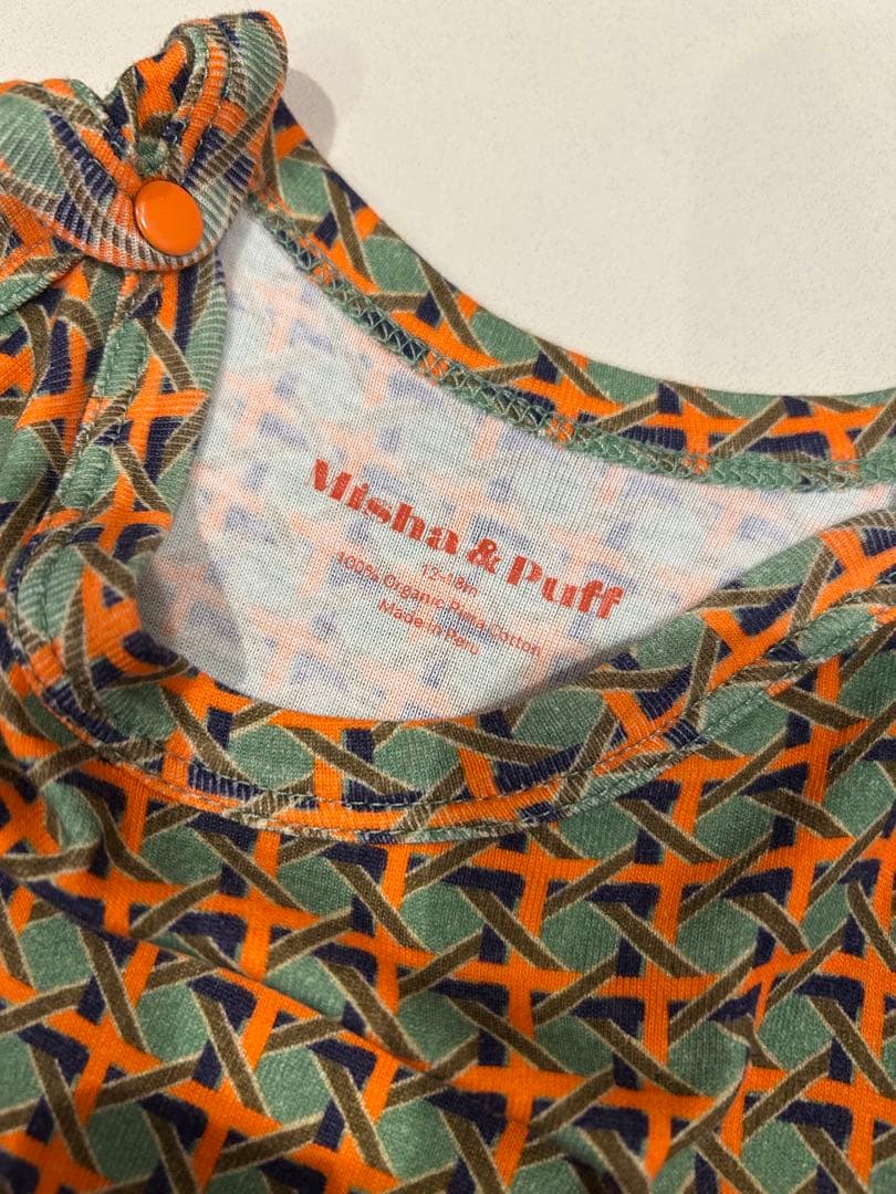 ロンパース・カバーオール misha & puff lattice 12-18m