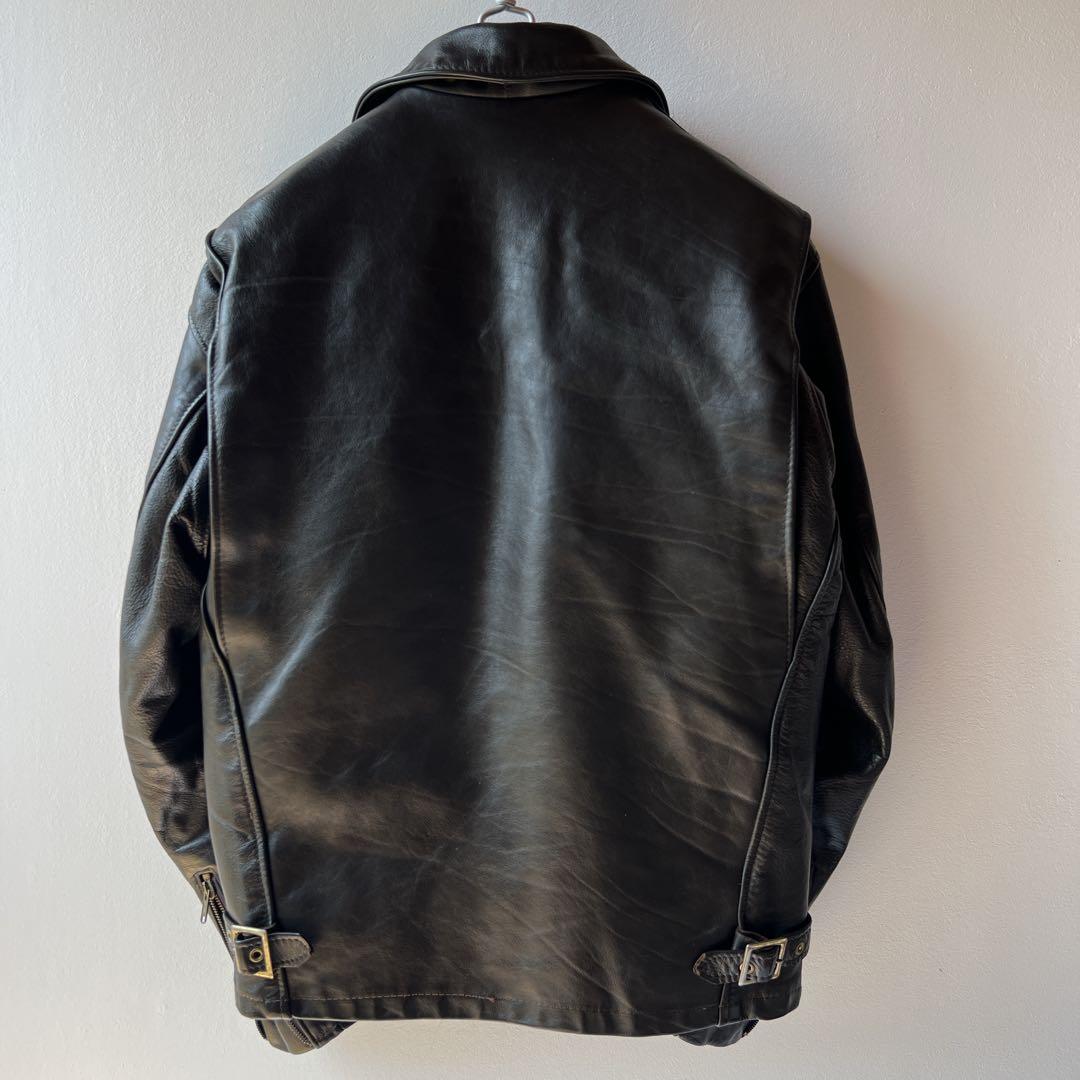 希少✨schott 襟付ライダースジャケット 652H ホースハイド　38 馬革