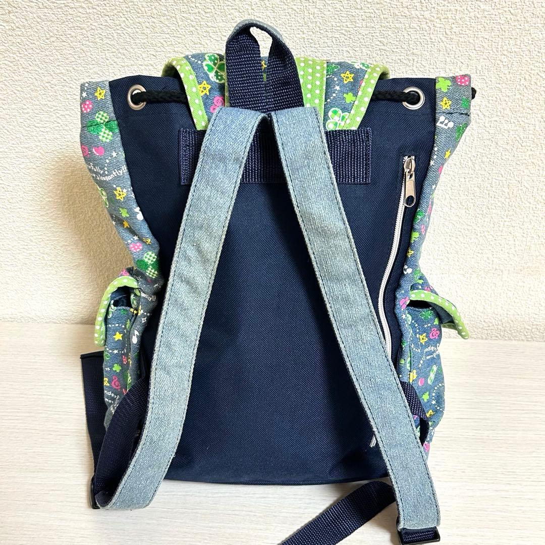 y2k 平成ギャル 平成女児 クローバー リュックサック バッグ 鞄 チャーム