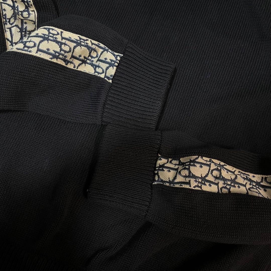 DIOR ディオールオム　オブリーク　コットン　ニット　セーター　S ホワイト