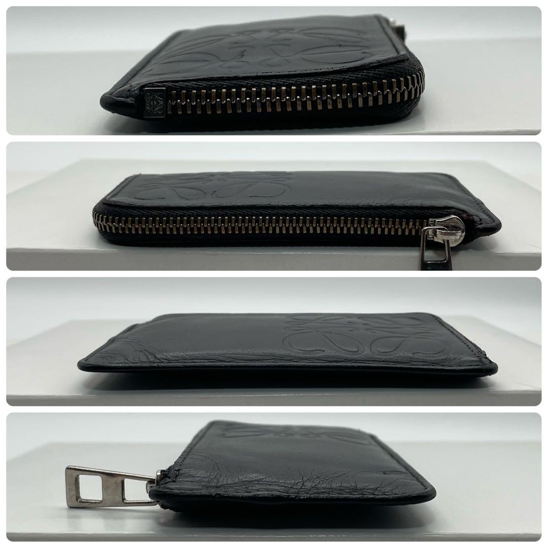 ロエベ　ケース　小銭入れ　アナグラム　レザー