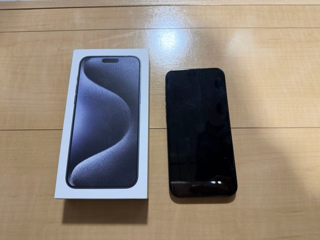 iPhone15promax ブルーチタニウム