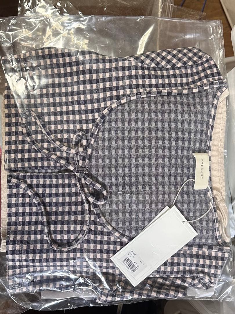 トップス Ava gingham check tops andmary
