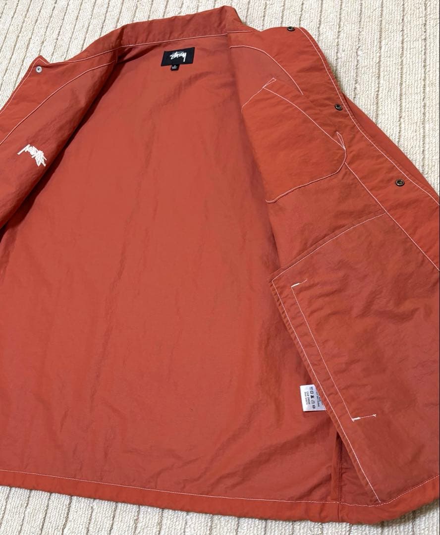 【美品】Stussy ステューシー フォルサム コーチジャケット　メンズ　Ｌ